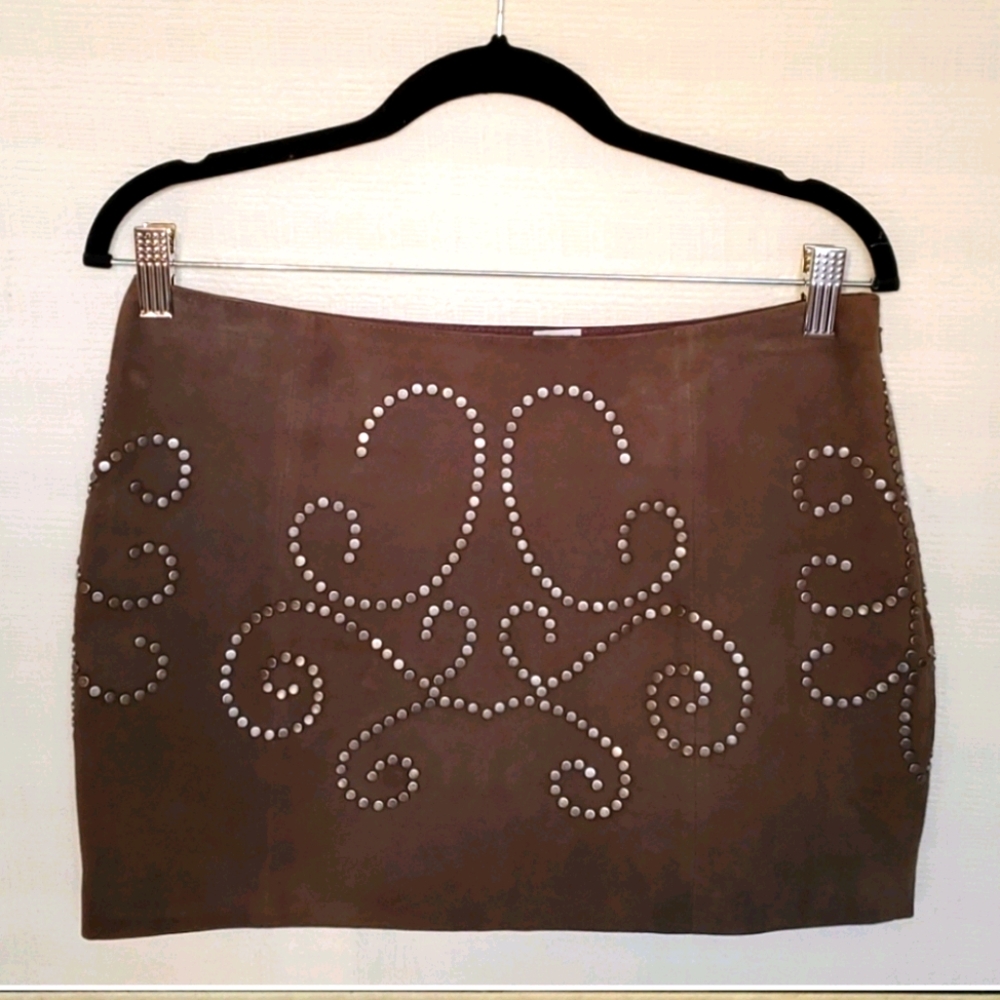 Suede & Silk Haute Hippie Micro Miniskirt